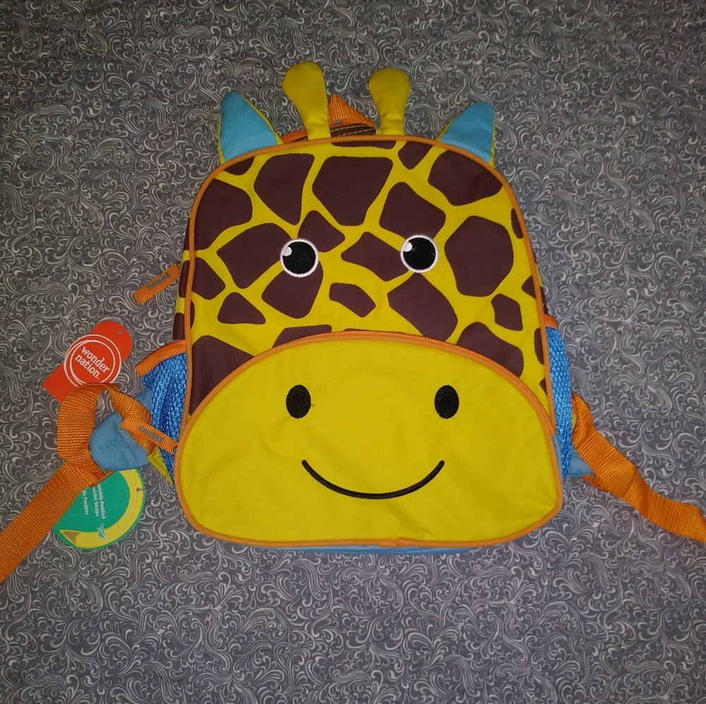 NWT Wonder Nation Giraffe Toddler 12"Backpack